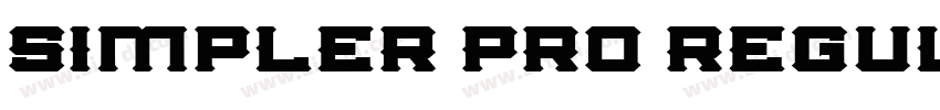 Simpler Pro Regula字体转换